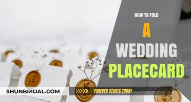 Elegant Wedding Placecard Folding: A Step-by-Step Guide for Your Big Day