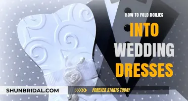 Crafting Wedding Dresses from Doilies: Folding Techniques