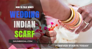Mastering the Art of Folding a Man's Indian Wedding Scarf