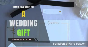 Creative Cash Folding Ideas for a Unique Wedding Gift Presentation