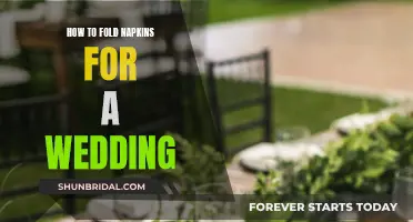 Folding Napkins for Your Wedding: Creative Ways to Impress