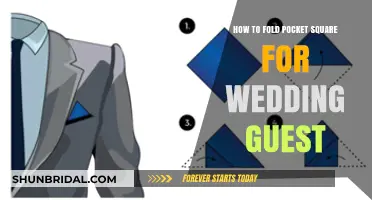 Elegant Pocket Square Folding Guide for Wedding Guests