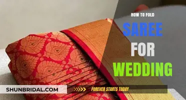 Mastering the Art of Folding a Wedding Saree: A Step-by-Step Guide