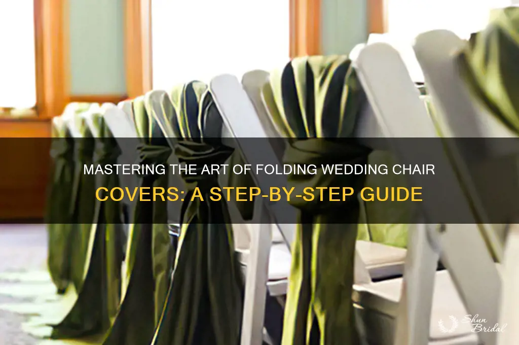 how to fold wedding chair covers