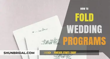Elegant DIY Guide: Folding Wedding Programs for a Perfect Ceremony