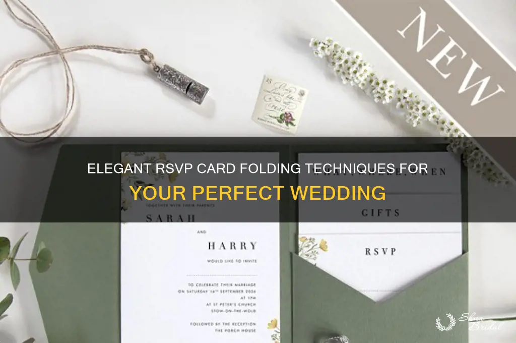 how to fold wedding rsvp cards