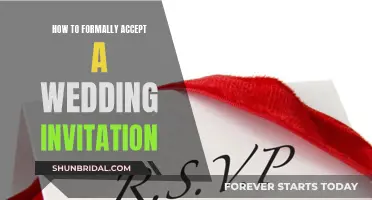 Responding to Wedding Invites: Formal Acceptance Etiquette