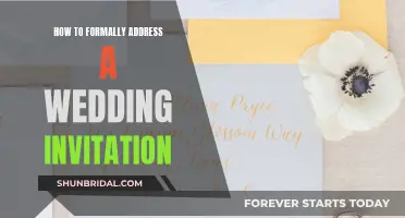 Addressing Wedding Invitations: Formal Etiquette Guide