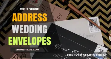 Addressing Wedding Envelopes: The Formal Guide
