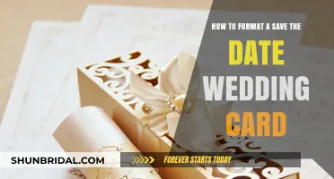 Elegant Save the Date Wedding Card Formatting Tips for Couples
