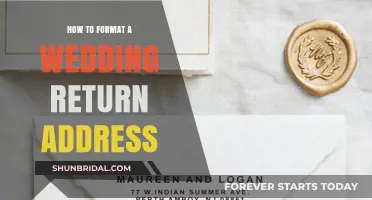 Formatting Wedding Return Address: Tips for Newlyweds