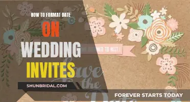 Wedding Invite Etiquette: Formatting Dates the Right Way