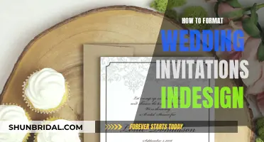 Designing Wedding Invitations: InDesign Formatting Tips and Tricks