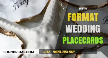 Elegant Wedding Placecard Formatting: Tips for a Perfect Table Setting