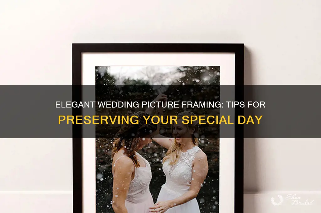 how to frame a wedding picture