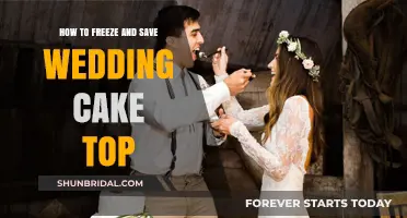 Preserving Your Wedding Cake: A Guide to Freezing the Top Tier