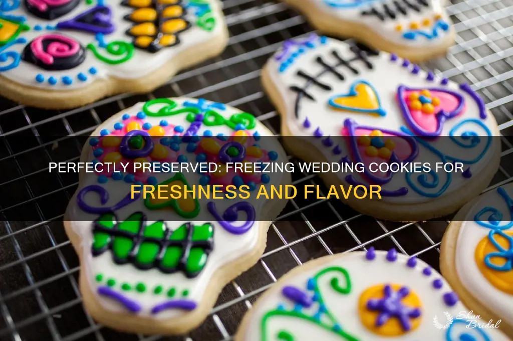 how to freeze cookies for a wedding