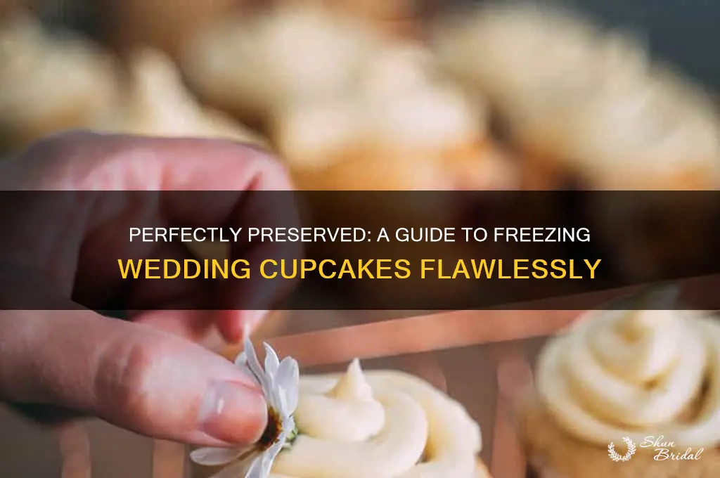 how to freeze cupcakes for wedding