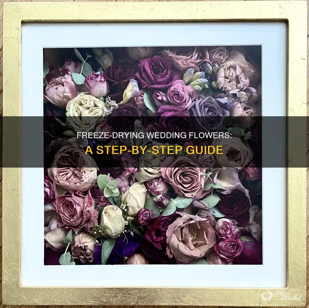 how to freeze dry flowers from wedding