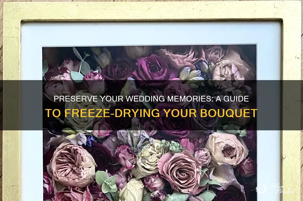 how to freeze dry my wedding bouquet