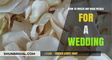 Preserve Wedding Elegance: Freeze-Drying Rose Petals for Your Special Day