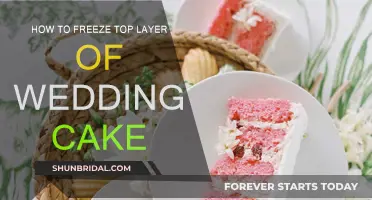 Preserving the Top Layer of Your Wedding Cake