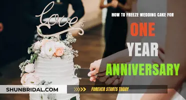Preserving Your Wedding Cake: A Guide to Freezing for the First Anniversary