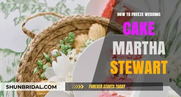 Master the Art of Freezing Your Wedding Cake: Martha Stewart's Tips