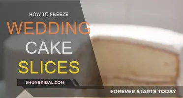 Preserving Wedding Cake Memories: Freezing Slice-by-Slice