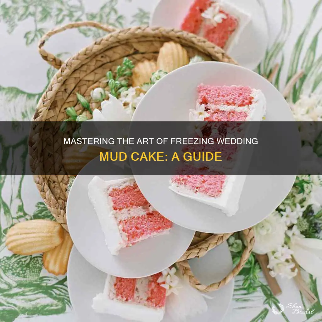 how to freeze wedding mud cake