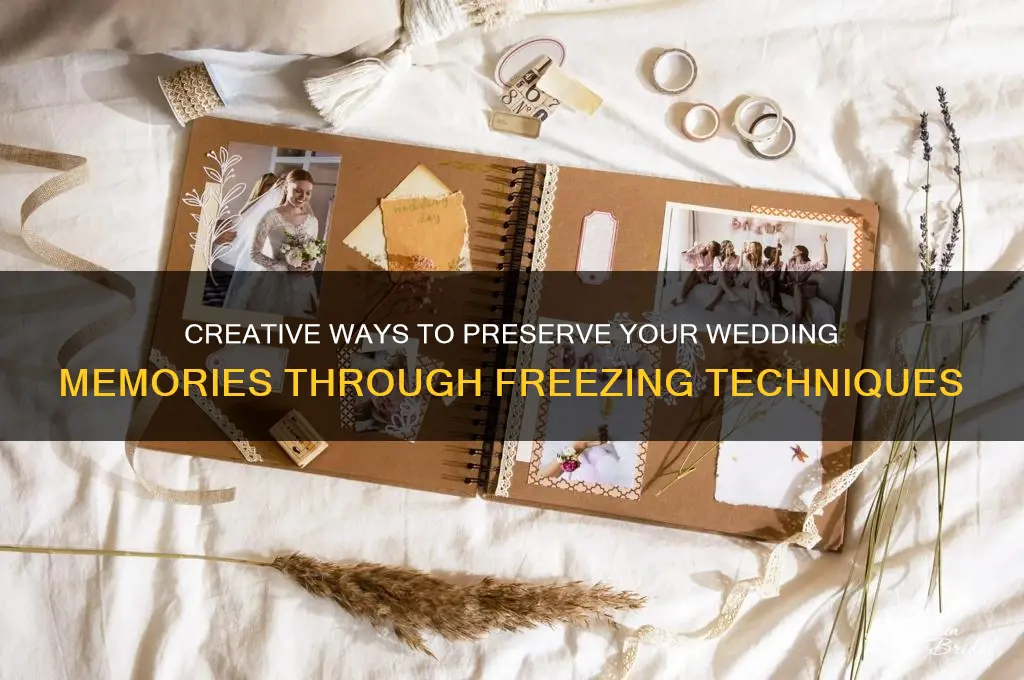 how to freeze wedding