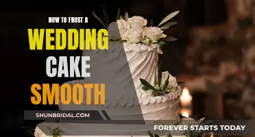 Frosting Techniques for a Smooth Wedding Cake Finish