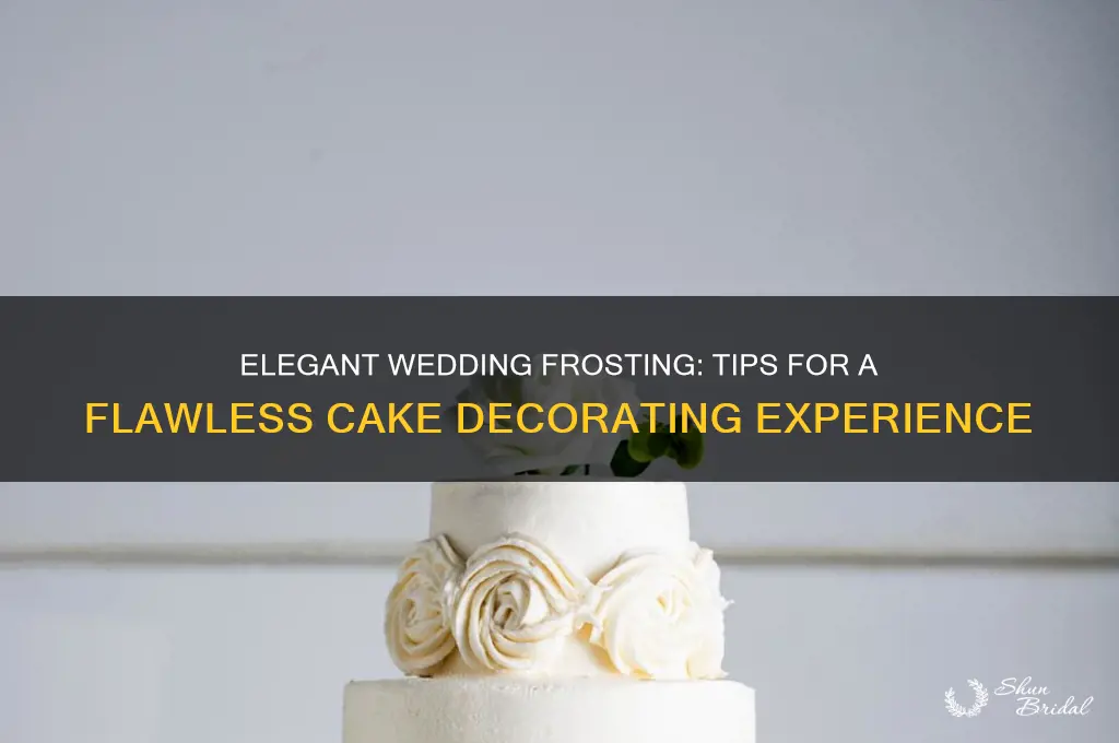 how to frost a wedding