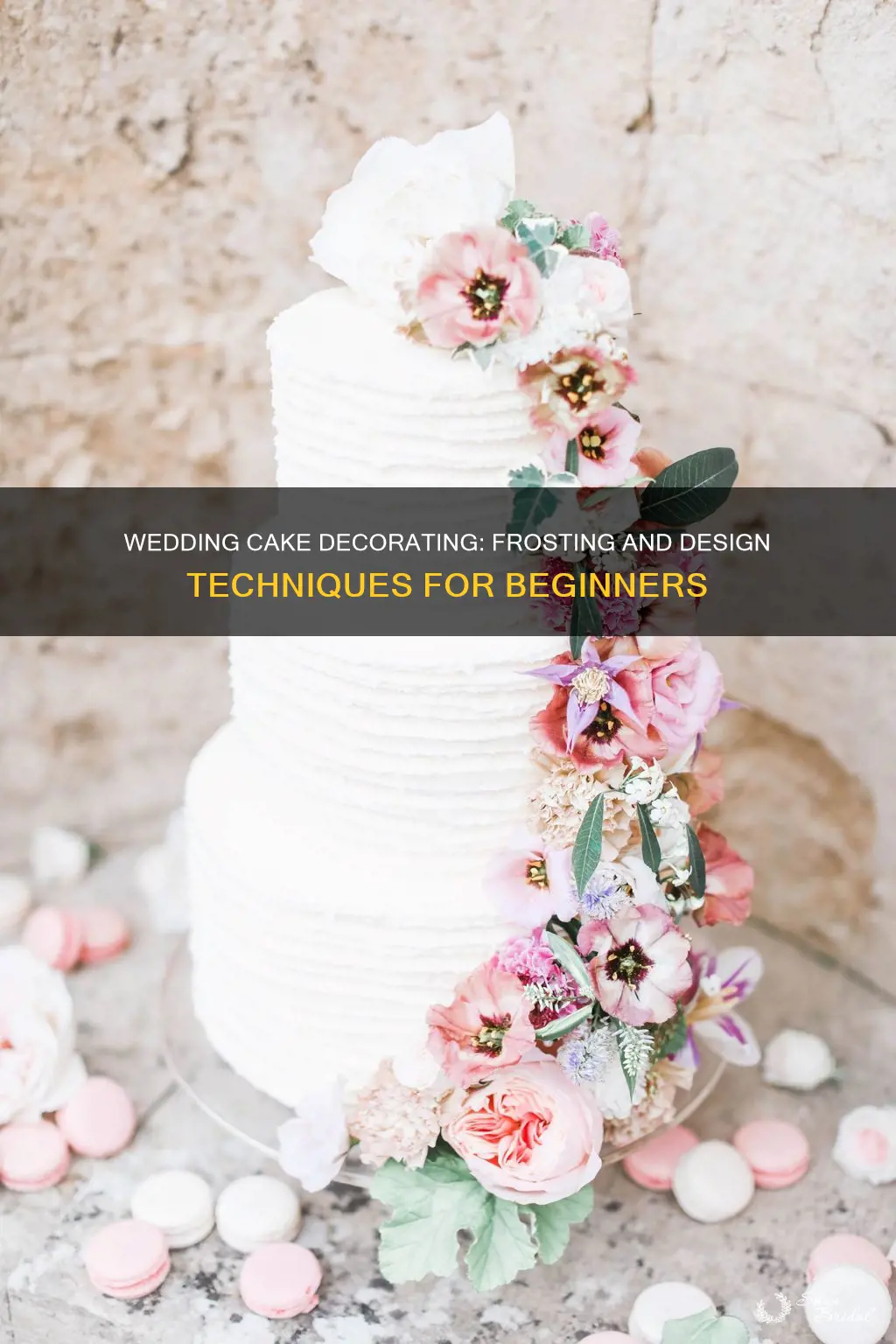 how to frost and decorate a wedding cake
