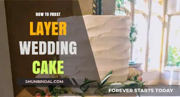 Master the Art of Wedding Cake Frosting: A Layer-by-Layer Guide