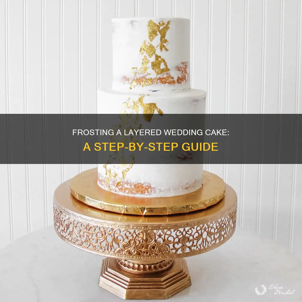 how to frost layer wedding cake