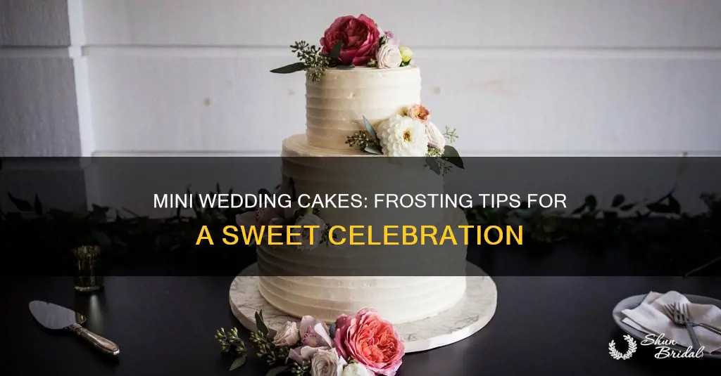 how to frost mini wedding cakes