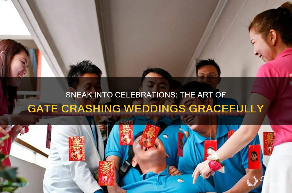 how to gate crash a wedding