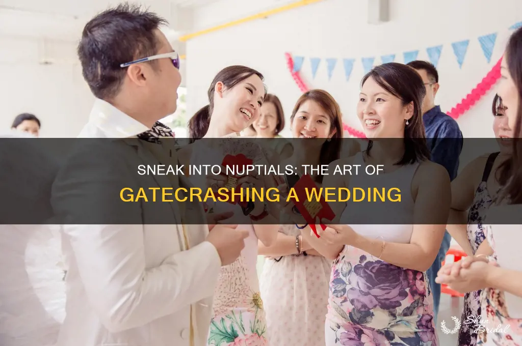 how to gatecrash a wedding