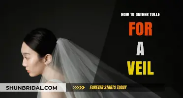 Master Tulle Gathering: Create a Stunning Veil with Ease
