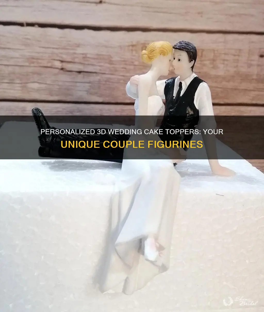 how to get 3d couple for wedding cake toppers