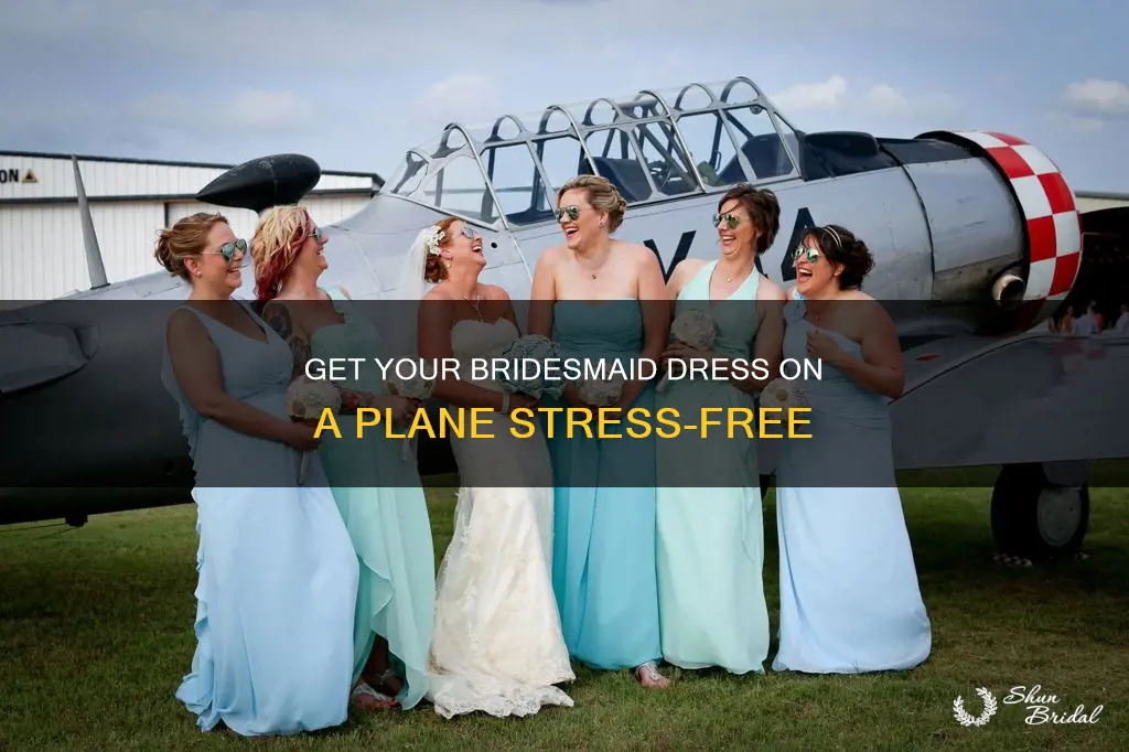 how to get a bridesmaids dress on a plane