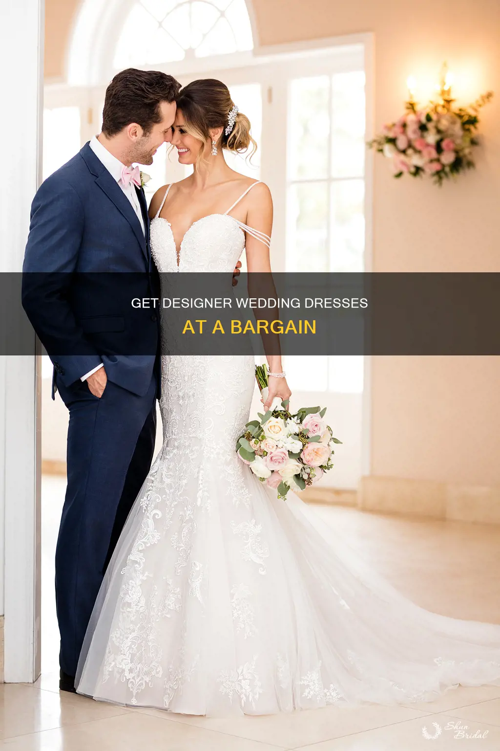 how to get a cheap designer wedding dress