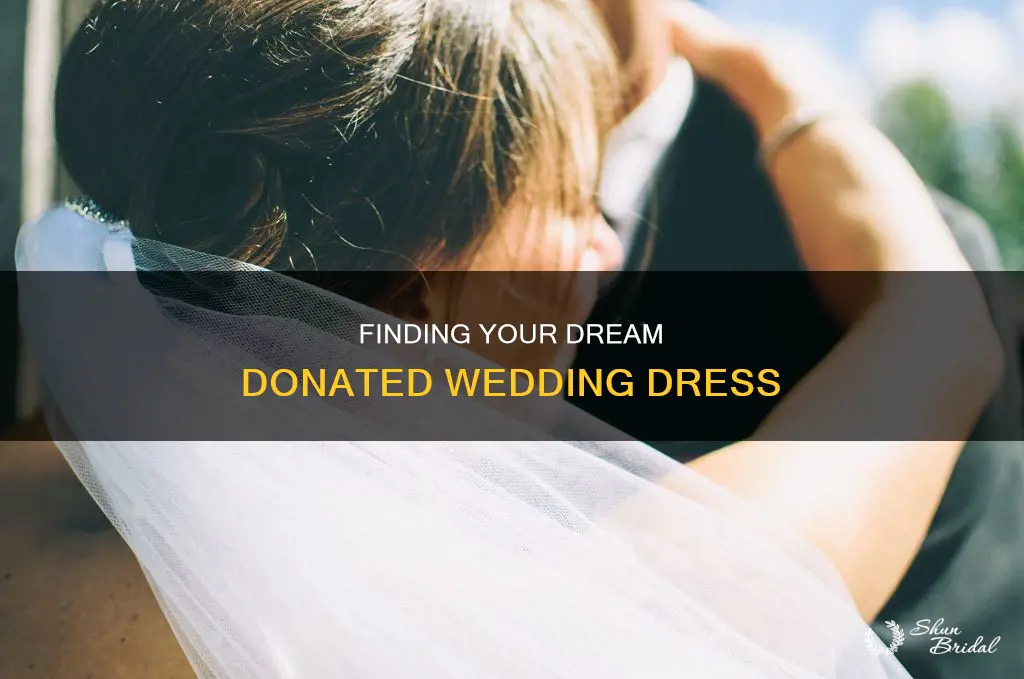 how to get a donated wedding dress