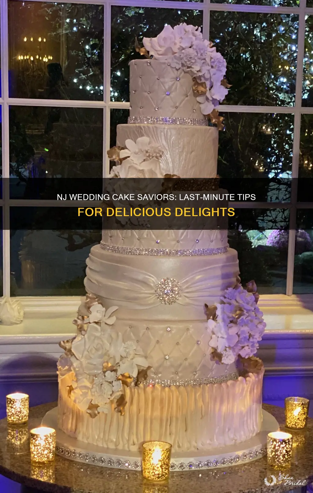 how to get a last minute wedding cake in nj