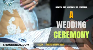 How to Get a License to Perform a Wedding Ceremony