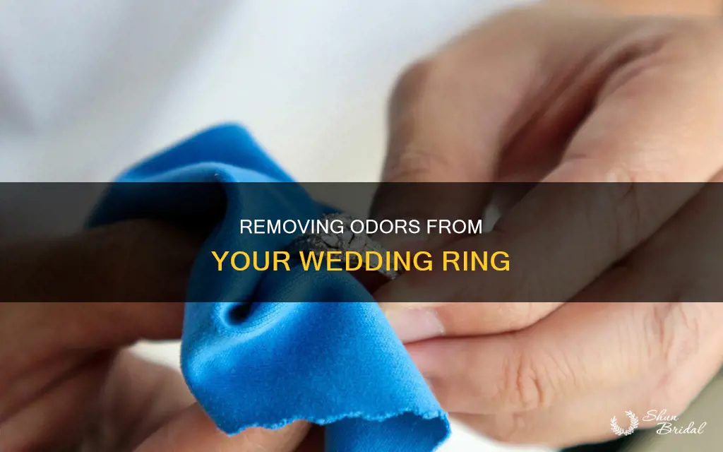 how to get a smell out of wedding ring