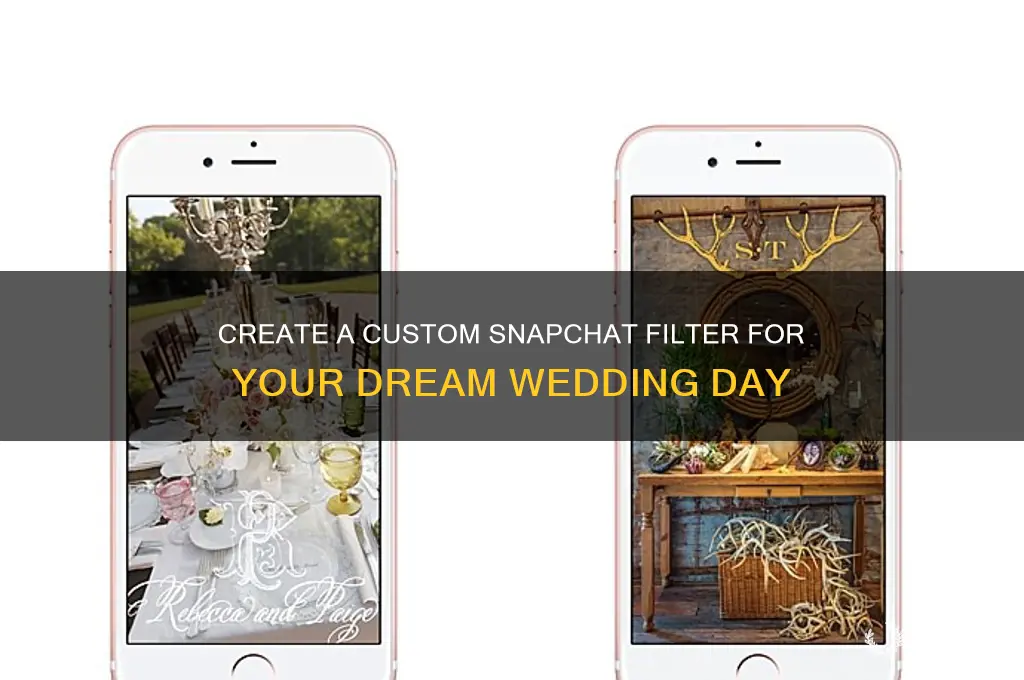 how to get a snapchat filter for your wedding day