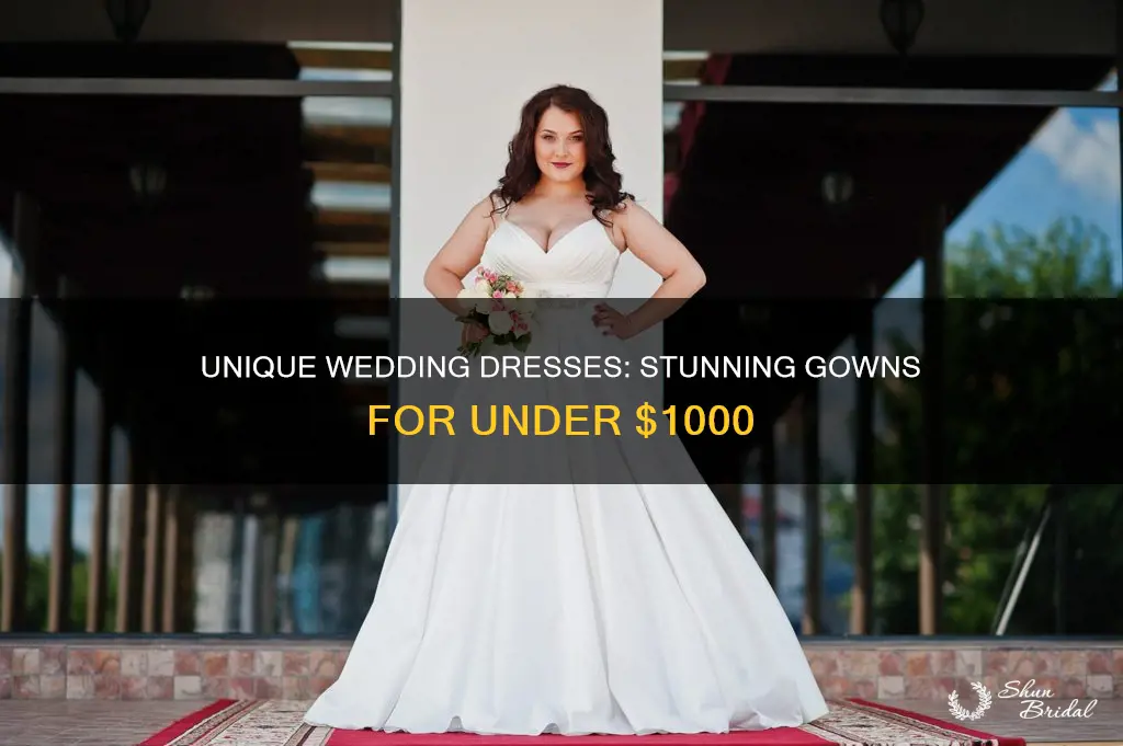 how to get a unique wedding dress under 1000