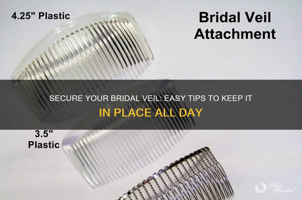 how to get a veil to stay